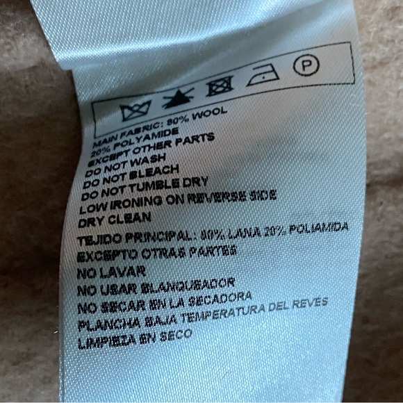 BA&SH Blame Belted Brushed Wool Short Coat - 1 (S) - Picture 14 of 15